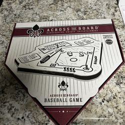 Handcrafted Wood Baseball Board Game from Across the Board Made in America