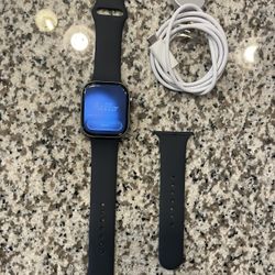 Brand New Apple Watch Series 11 Silver GPS 46mm With Charger Black Band And Apple Warranty 