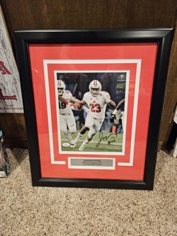 Jonathan Taylor Autographed  16x19