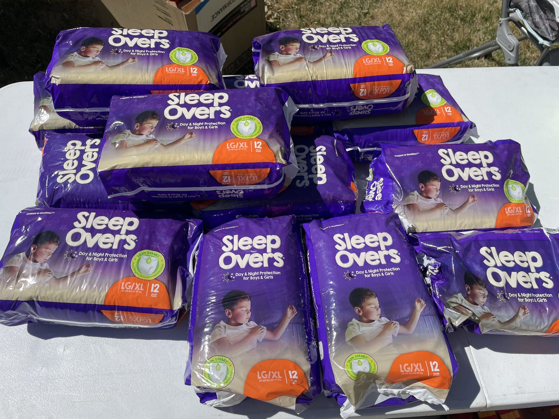 Pull-up Diapers Lot 13 Total Sealed Bags Lg/XL