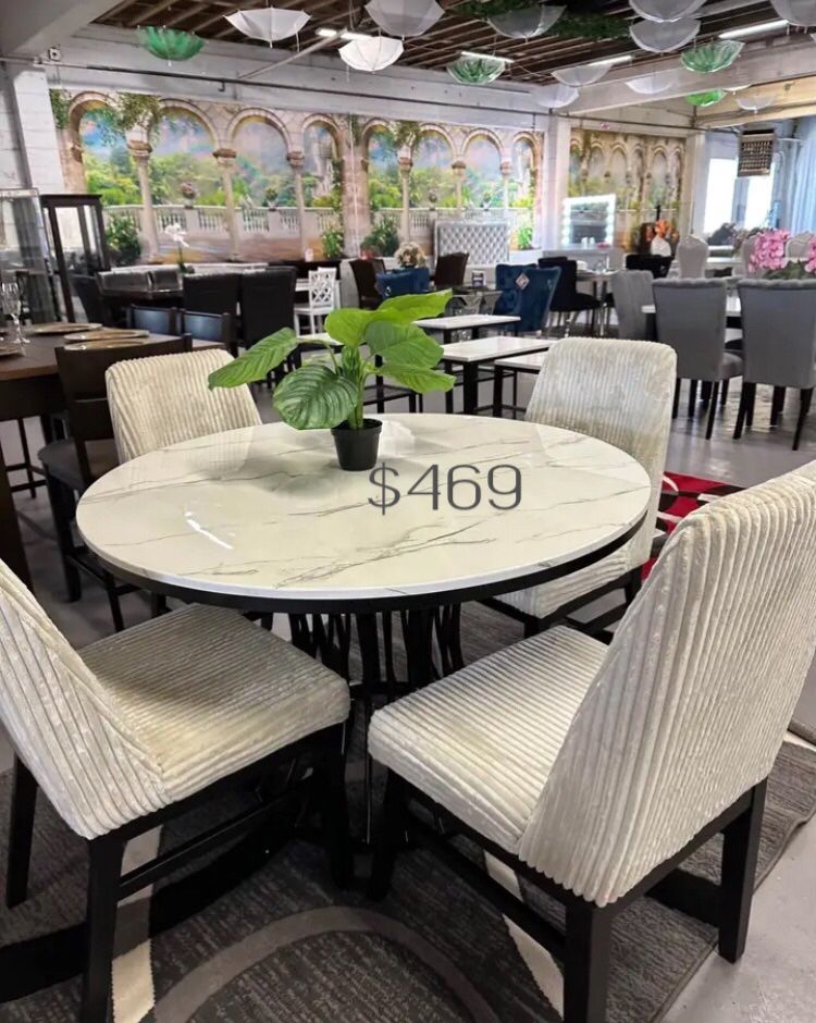 ✅No Tax ✅Beautiful Round & Counter Height Sets