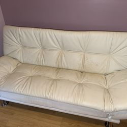 White Couch Futon IKEA 