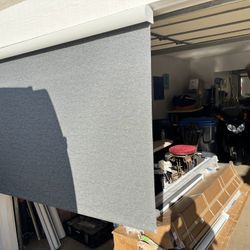 Rollershade Cordless 69.75x57tall Blackout Grey Color