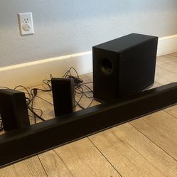 Vizio 5.1 Home Theater System — Soundbar + Sub + Rear Speakers