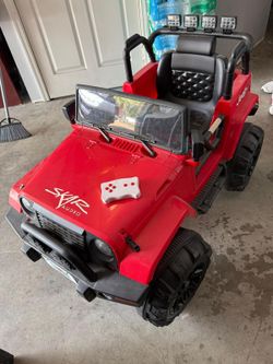 Kids Ride-On Jeep with Remote Control