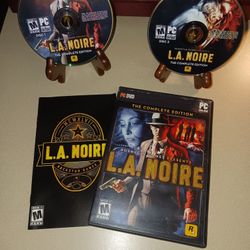 LA Noire PC DVD The Complete Edition With Manual Tested Cleaned Working Perfect Not A Blemish