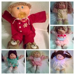 Cabbage Patch Dolls with Birth Certificates & Authentic CP Outfits (Vintage 1983-86)