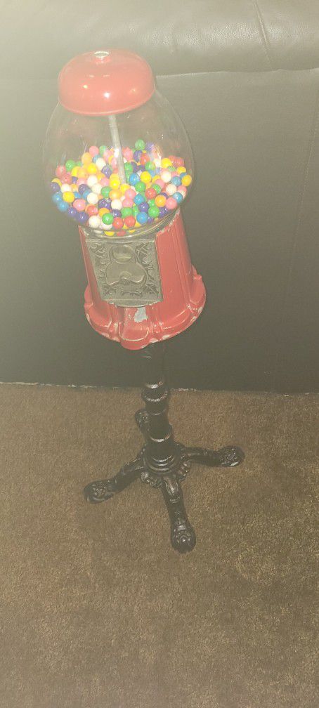 Gumball Bank Machine With Stand 37" Tall 