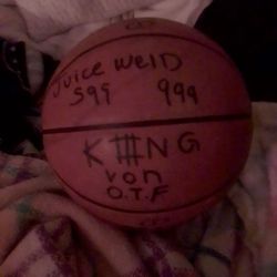 Basketball Signed By Juice Wrld And King Von 