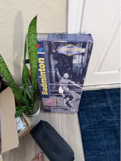 Vintage badminton net system