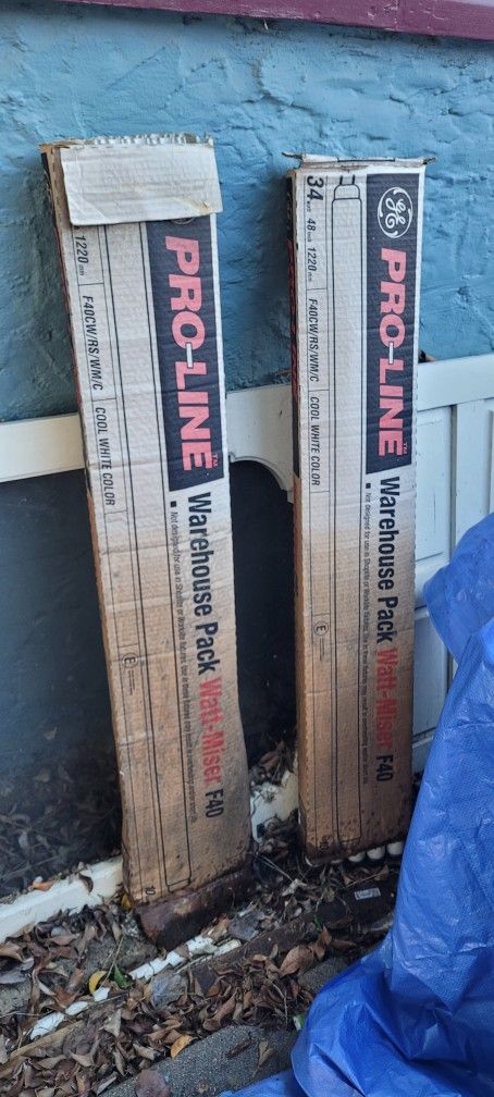 Qty. (18) GE Pro Line T12 Fluorescent Bulbs – 4ft F40T12 40W Cool White (2x Warehouse Pack) 🔥