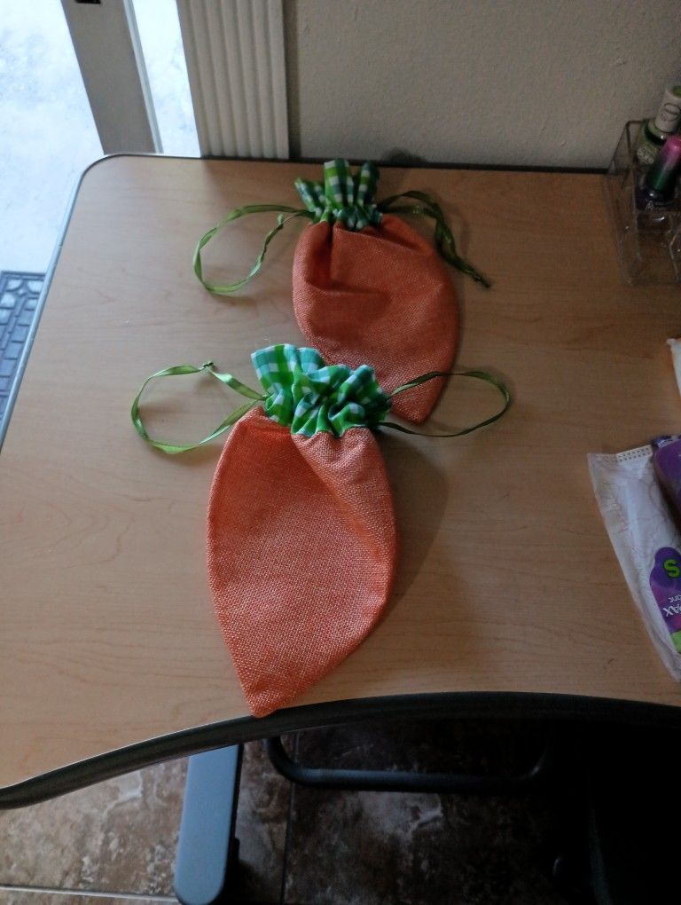 Carrot Shaped Gift Bags