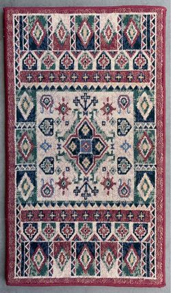 American Rug Craftsmen Brand 24”x 43” Matt, Amarilla Design, Made In USA, three available, $10 each