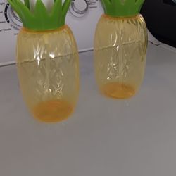 2 cute pineapples soap despensers