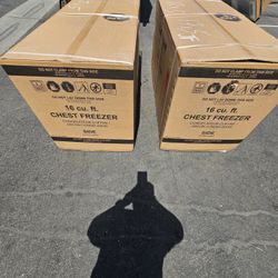 16 Cube New Chest Freezers