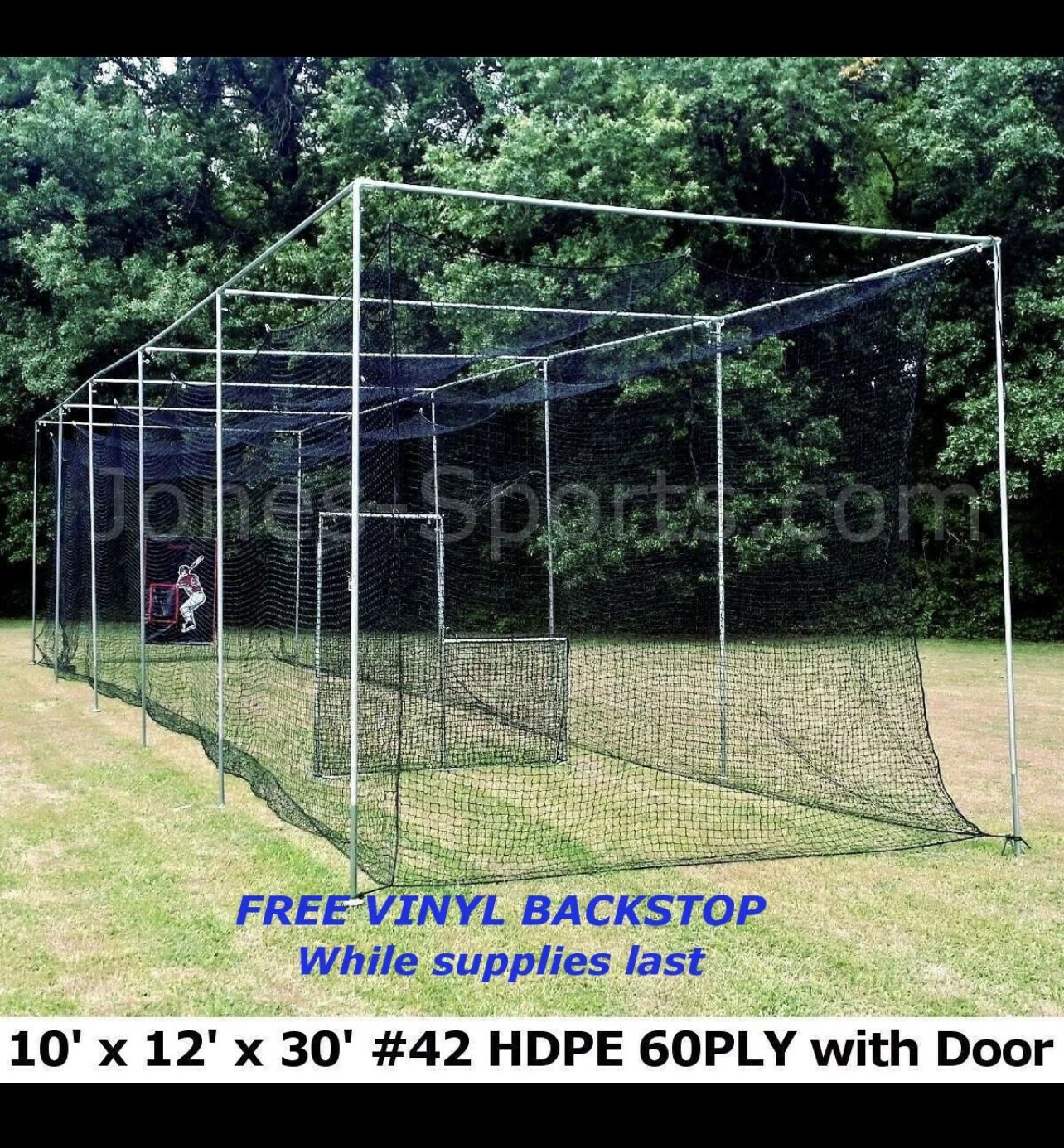 30’ Batting Cage Net - Brand New In Package