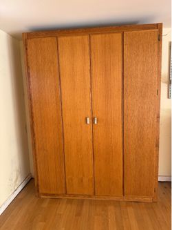 Original Murphy Bed / Wall Bed - Wood Cabinet