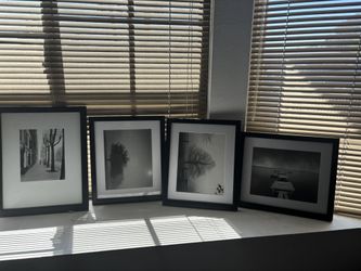 Black photo frames