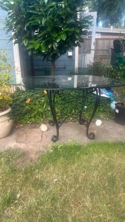 Glass table