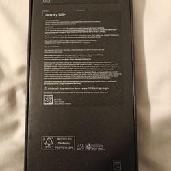 Brand New (Never Opened) Galaxy S25 Plus 256gb T-Mobile Only( Not Unlocked)