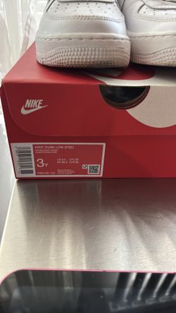 Air Force ones size 3y