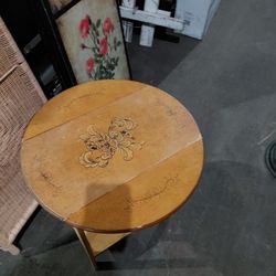 Vintage Drop Leaf Side Table 