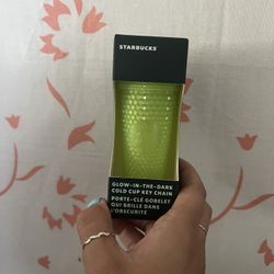 BRAND NEW IN BOX! STARBUCKS Halloween Glow In The Dark Keychain 