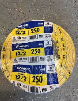 12/2 Romex wire 250 ft.  New