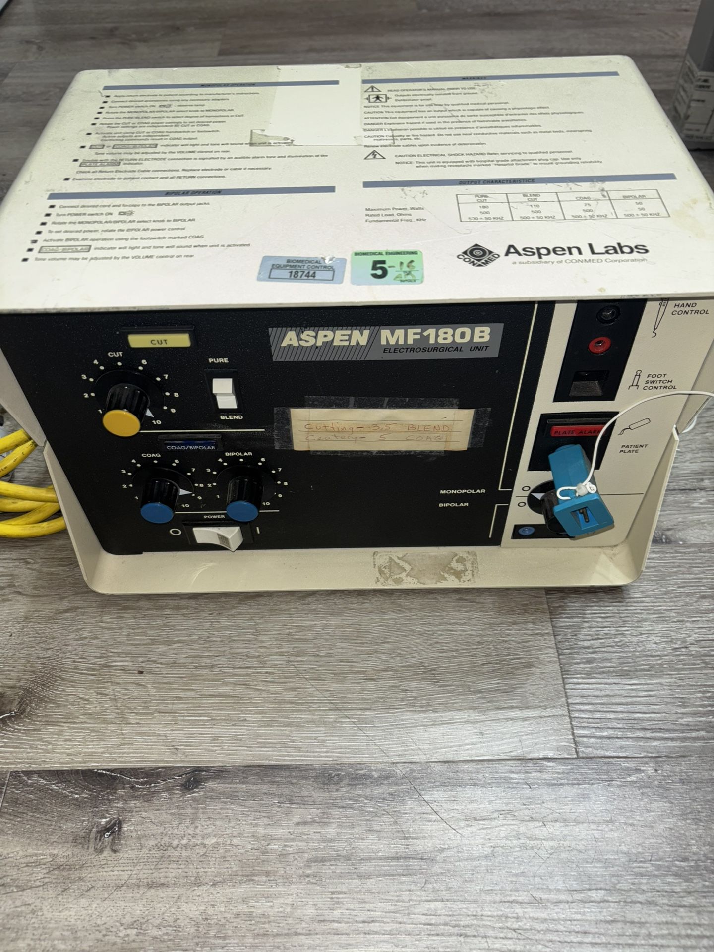 Aspen MF180b & Footswitch