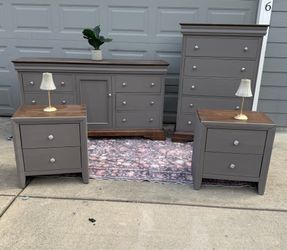 Solid wood bedroom set