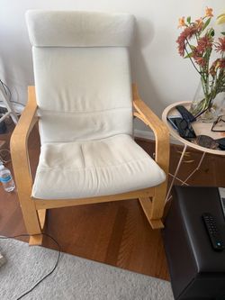 IKEA POÄNG Rocking Chair with Cushion