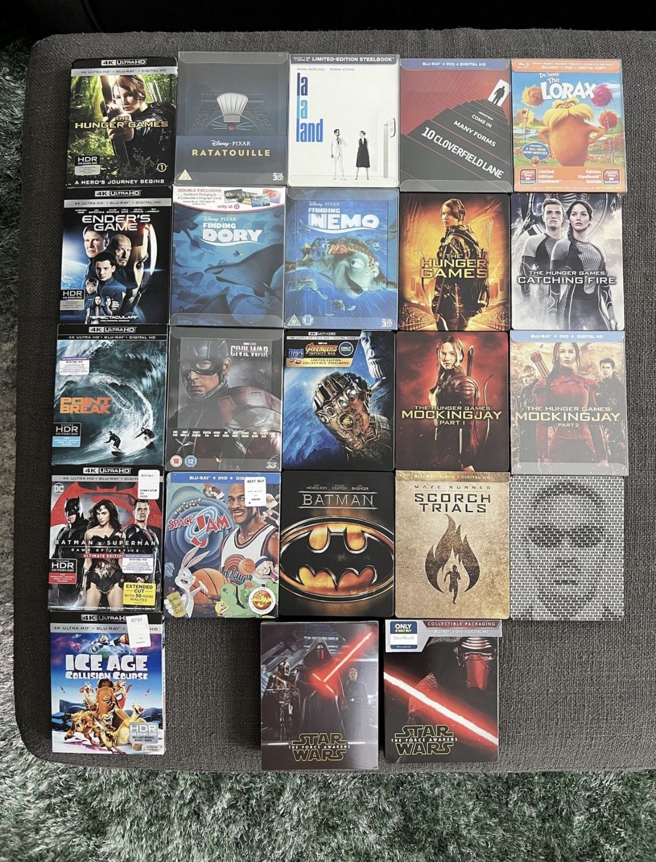 Movie Collection! Steelbook and 4K Blurays
