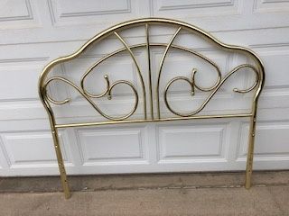 Brass Headboard and Bed Frame 