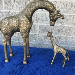 Brass Giraffes