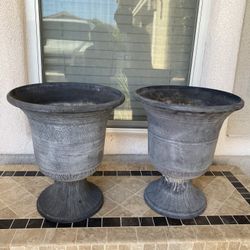 Set De Maceteros De Copa , Plastico Duro 