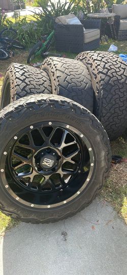 XD Grenade Satin Black rims for Toyota tundra