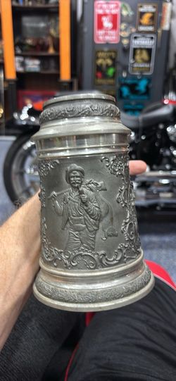 Beautiful European pewter, high-end drinking mug