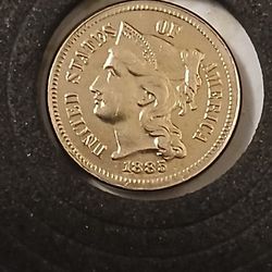 1885 3 Cent Nickel 