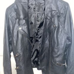 Women’s moto Faux Leather Jacket 
