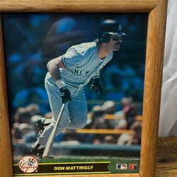 Don Mattingly 12x10 Photo Framed