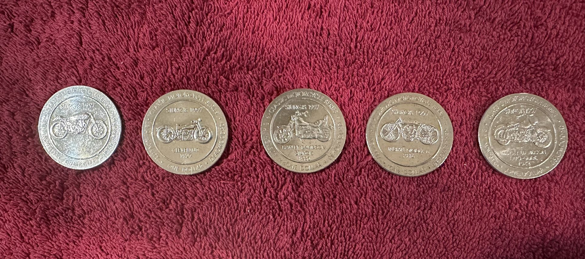 Harley Davidson - Tokens - Coins - Deadwood SD