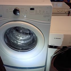Washer And Electric Dryer Front Load Works Well 
