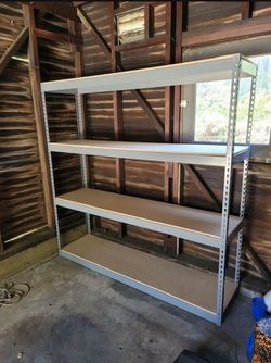 Industrial Shelving 4 Tier 72 in W x 18 in D Boltless Warehouse Shelves Garage Storage Racks Stronger Than Homedepot And Lowes Delivery Available