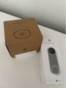 Google Nest wired camera and Doorbell