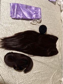 🤎INH Insert Name Here Dark Brown Hair Extension Bundle | Ponytail + Clip-In Volumizer