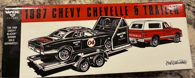 Ertl 1:25 scale 1967 Chevy Chevelle and Trailer