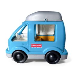 Vintage 90s Fisher Price Little People RV Camper Van Kids Toy Car Bed Kitchen Truck