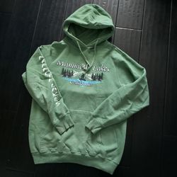Mammoth Lakes California Green Hoodie
