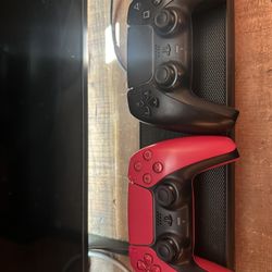 Ps5 Controllers Black And Red