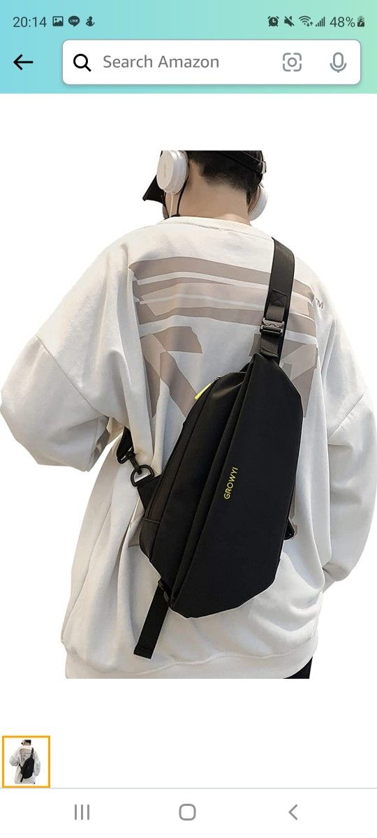 Sling Crossbody Backpack For Men Women

